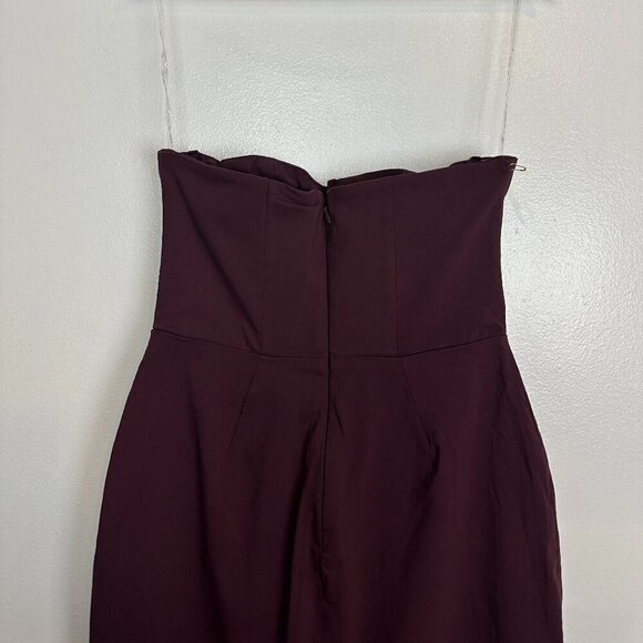 HOUSE OF CB Lucia Strapless Corset Maxi Dress in Grape Size Large - Picture 10 of 10